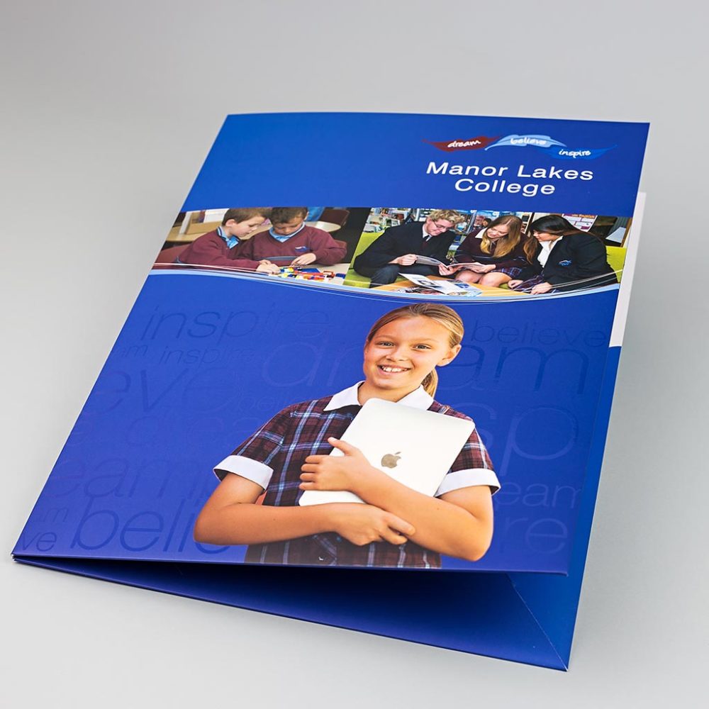 School Presentation Folder Printing Print Design Australia