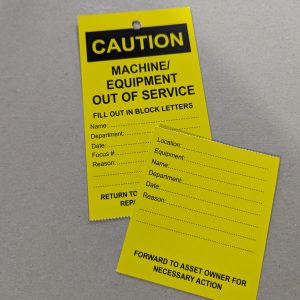 Caution Tag